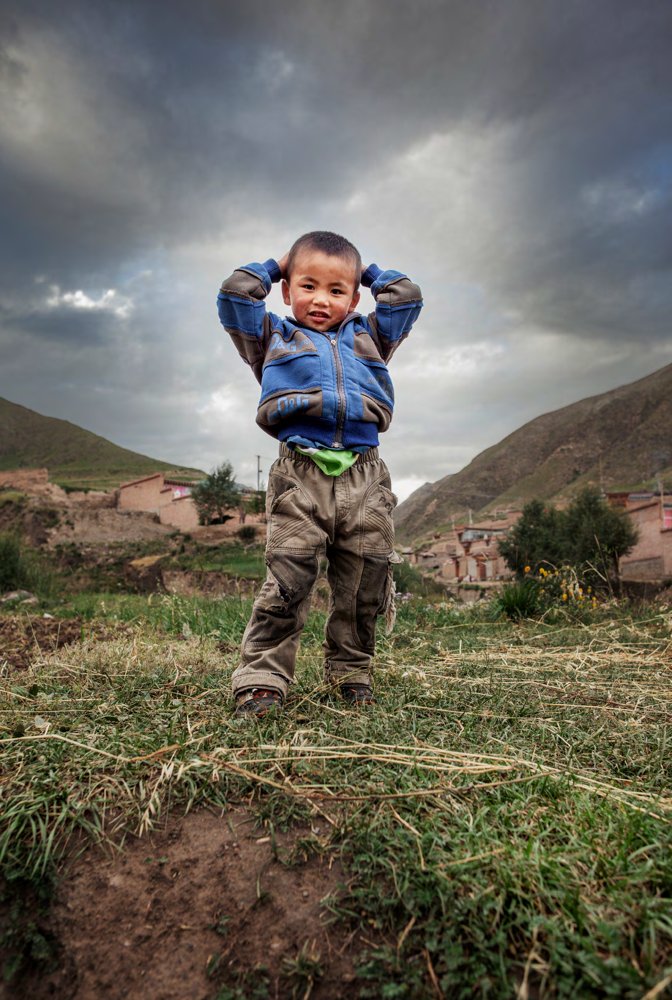 HILL BOY. XIAHE COUNTY, GANSU