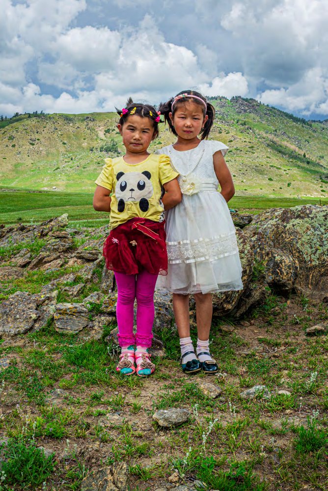 BESTIES. ALTAY PREFECTURE, KANAS LAKE, NORTH XINJIANG